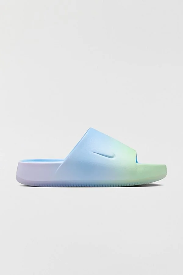 Nike Women's Calm SE Slide Sandal in Psychic Blue/Psychic Blue