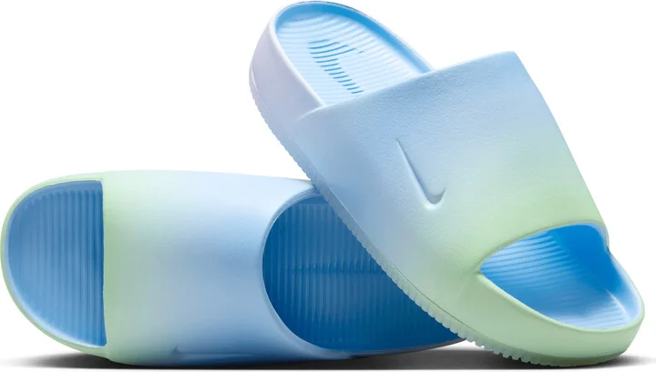 Nike Women's Calm SE Slides in Blue | HJ8173-400