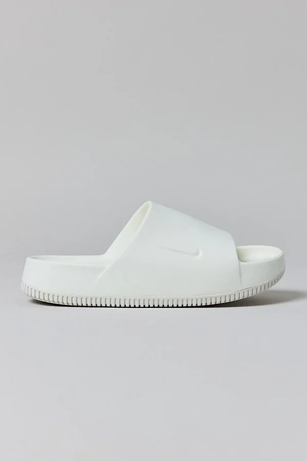 Nike Women's Calm Slide Sandal in Sail/Sail - Image 3