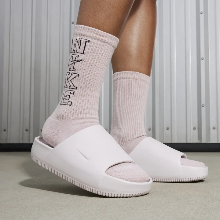 Nike Women's Calm Slides in Pink | DX4816-600 - Image 2