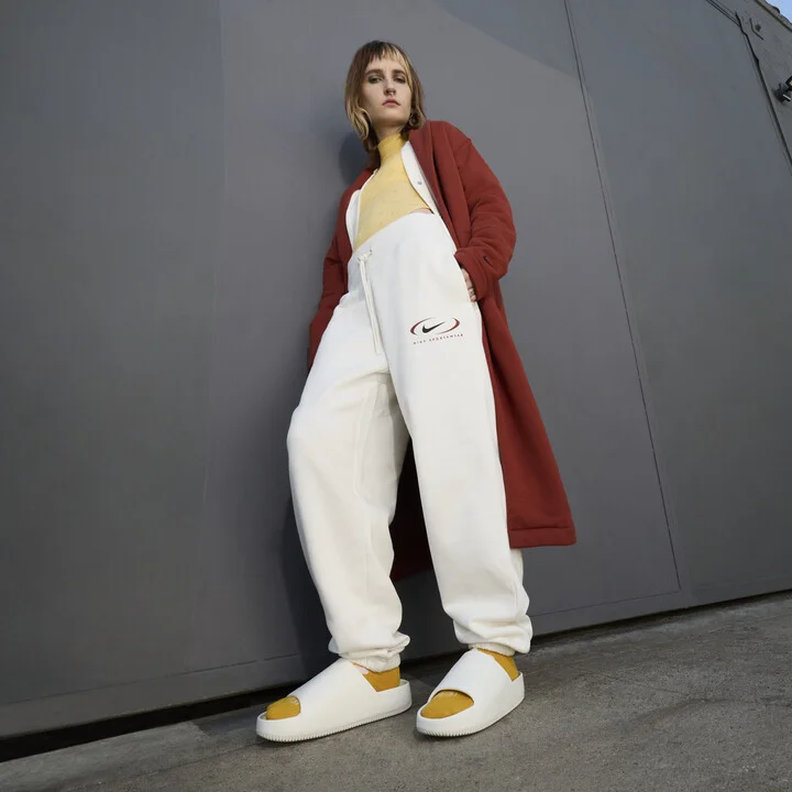 Nike Women's Calm Slides in White | DX4816-100 - Image 8