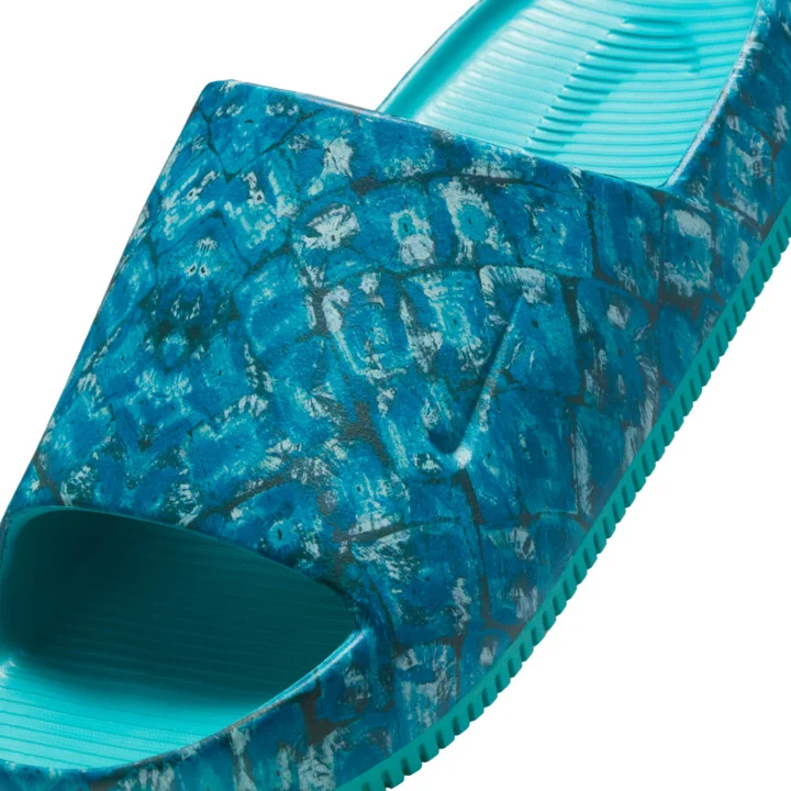 Nike Women's Calm x NorBlack NorWhite Slides in Green | HM9209-300 - Image 6
