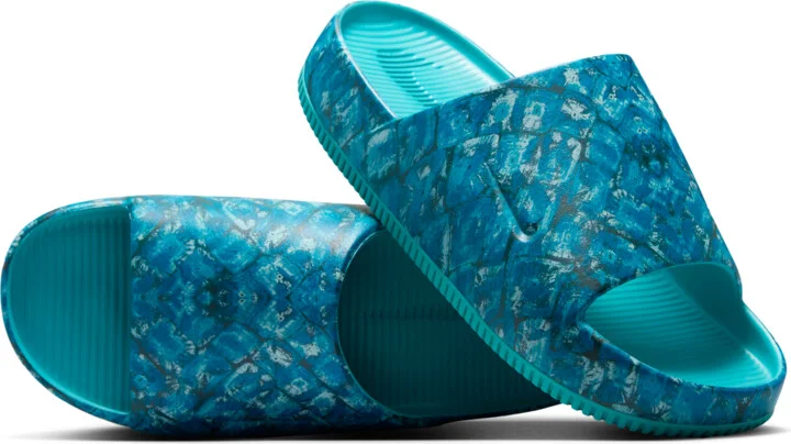Nike Women's Calm x NorBlack NorWhite Slides in Green | HM9209-300