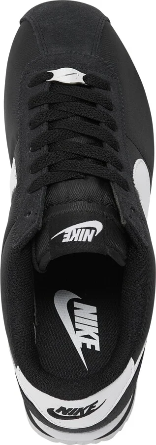 Nike Women's Classic Cortez Nylon Casual Sneakers from Finish Line - Black/white - Image 5