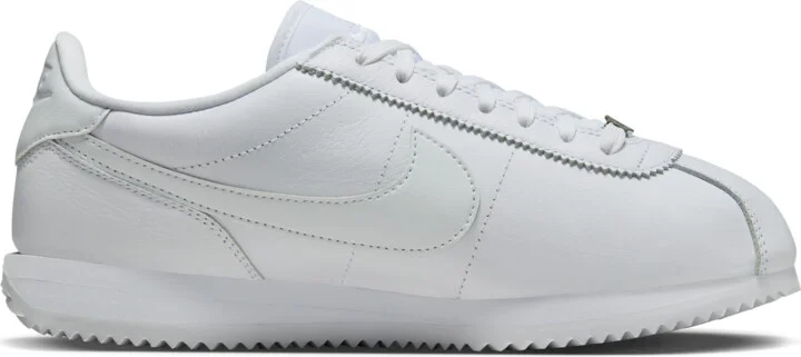 Nike Women's Cortez 23 Premium Leather Shoes in White | FB6877-100 - Image 3