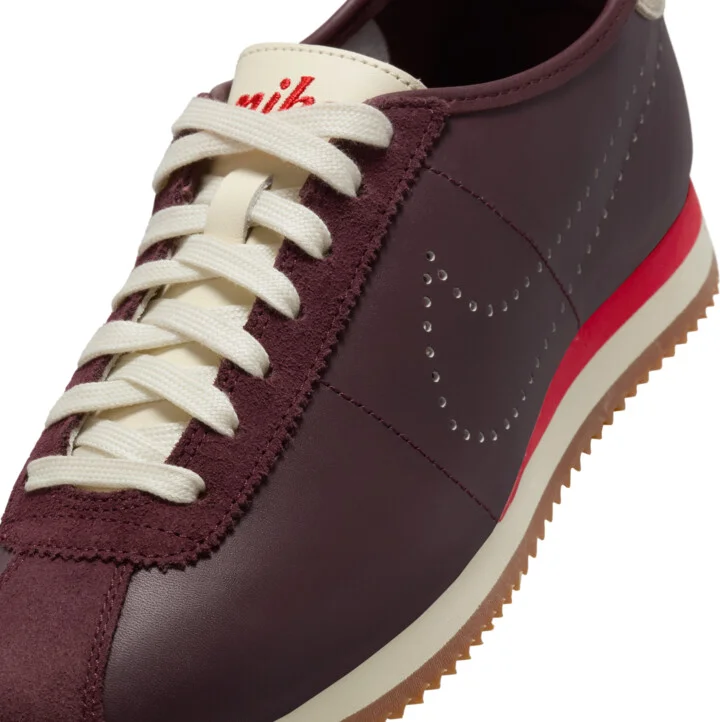 Nike Women's Cortez Leather Shoes in Red | HQ1841-601 - Image 7
