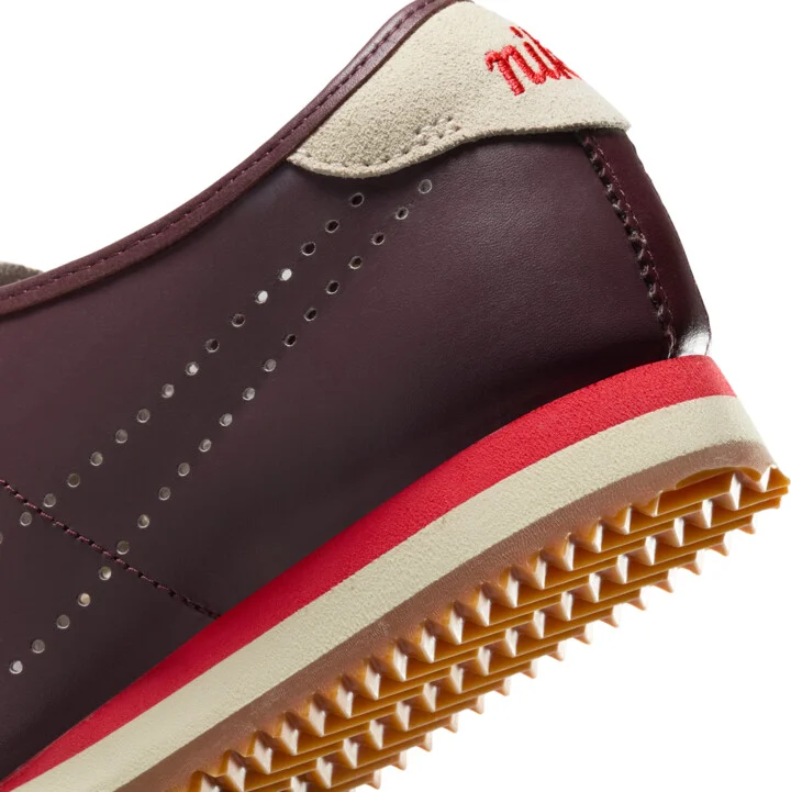 Nike Women's Cortez Leather Shoes in Red | HQ1841-601 - Image 8