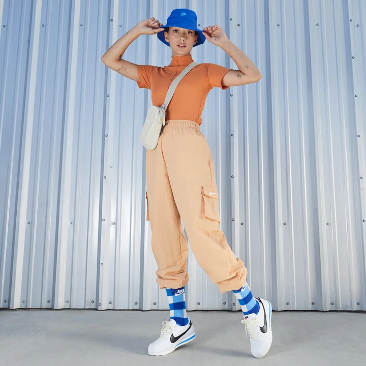 Nike Women's Cortez Leather Shoes in White | DN1791-100 - Image 2