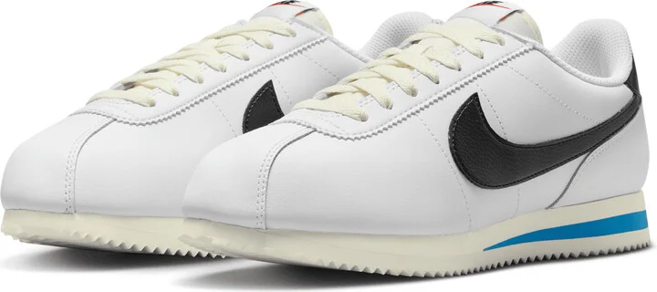Nike Women's Cortez Leather Shoes in White | DN1791-100 - Image 6