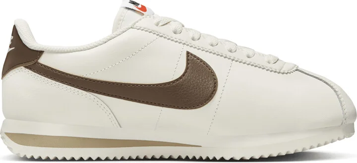 Nike Women's Cortez Leather Shoes in White | DN1791-104 - Image 3