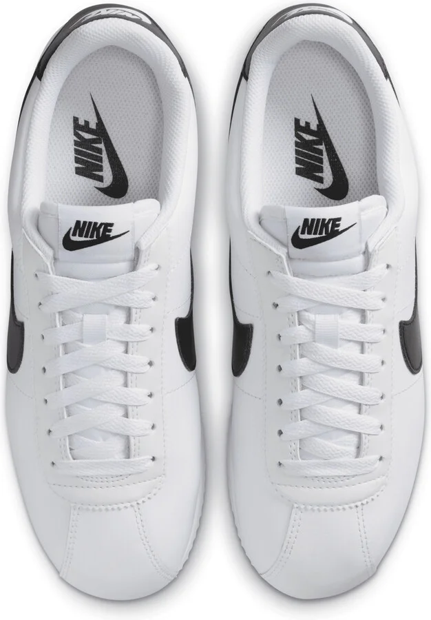 Nike Women's Cortez Leather Shoes in White | DN1791-107 - Image 4