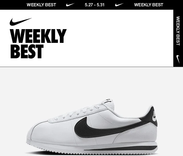 Nike Women's Cortez Leather Shoes in White | DN1791-107 - Image 9