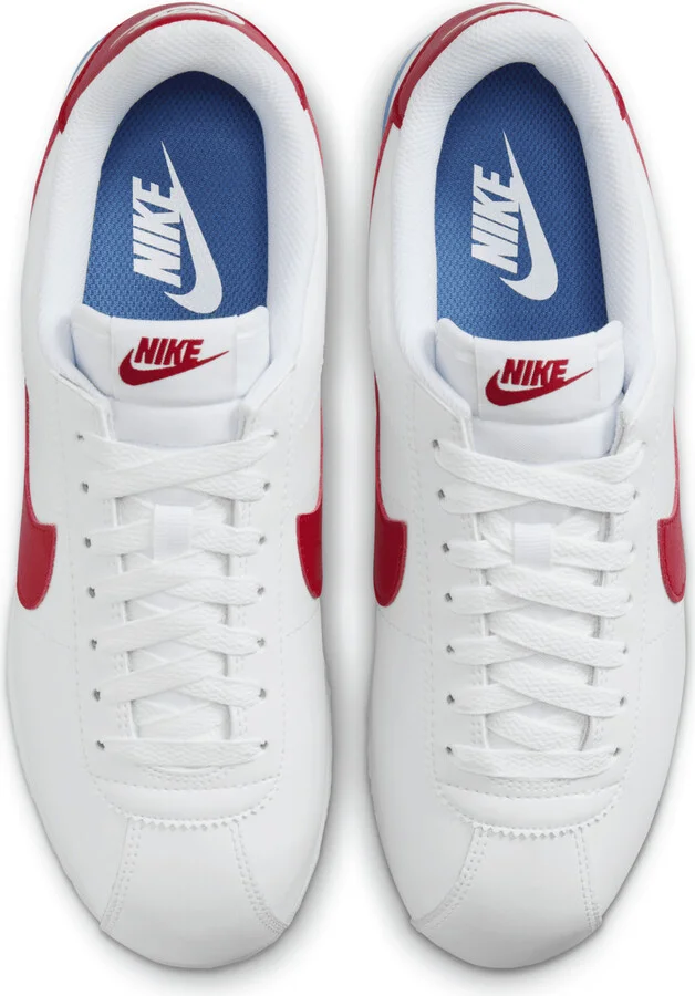 Nike Women's Cortez Leather Shoes in White | DN1791-108 - Image 4