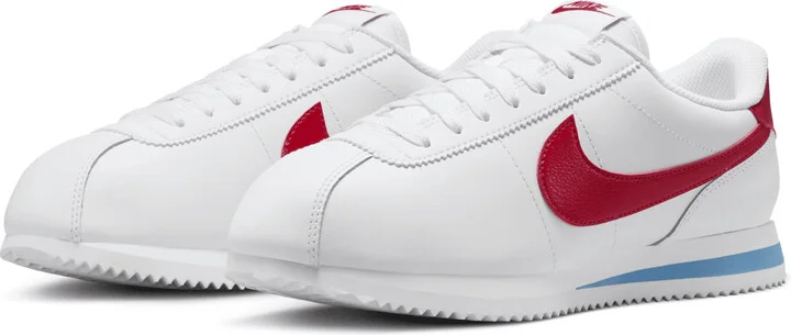 Nike Women's Cortez Leather Shoes in White | DN1791-108 - Image 5