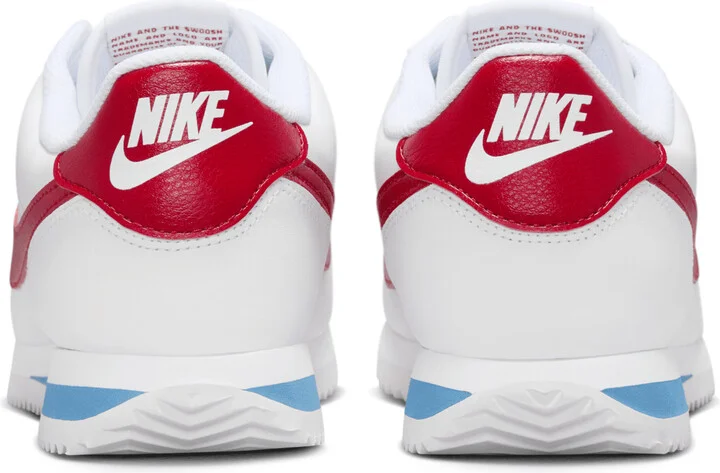 Nike Women's Cortez Leather Shoes in White | DN1791-108 - Image 6