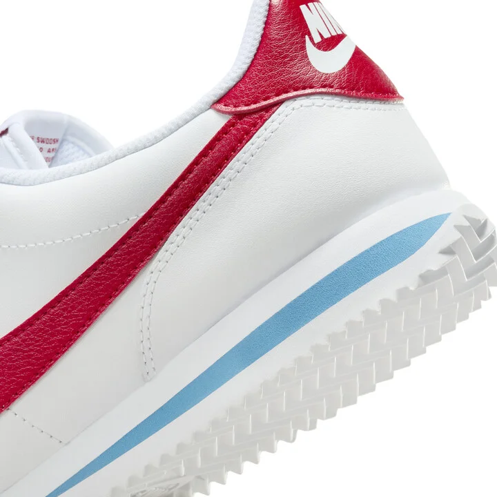 Nike Women's Cortez Leather Shoes in White | DN1791-108 - Image 8