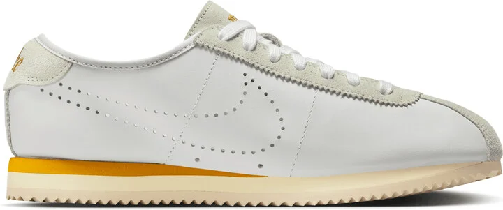 Nike Women's Cortez Leather Shoes in White | HQ1841-100 - Image 3