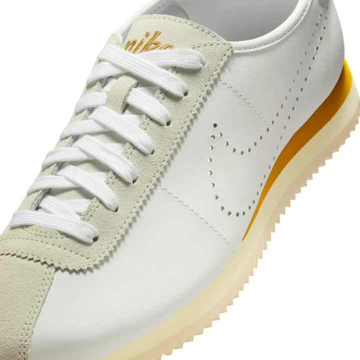Nike Women's Cortez Leather Shoes in White | HQ1841-100 - Image 7