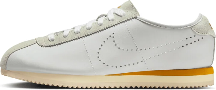 Nike Women's Cortez Leather Shoes in White | HQ1841-100