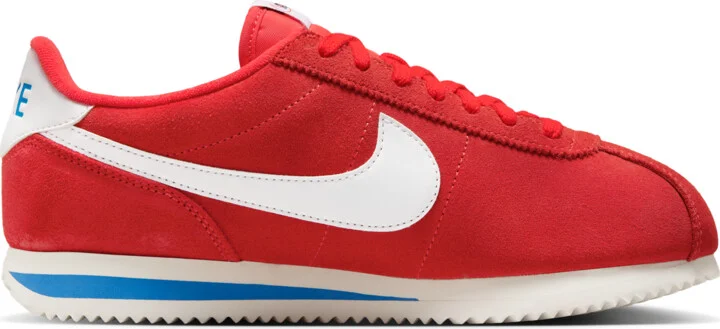 Nike Women's Cortez Shoes in Red | IB1857-600 - Image 3
