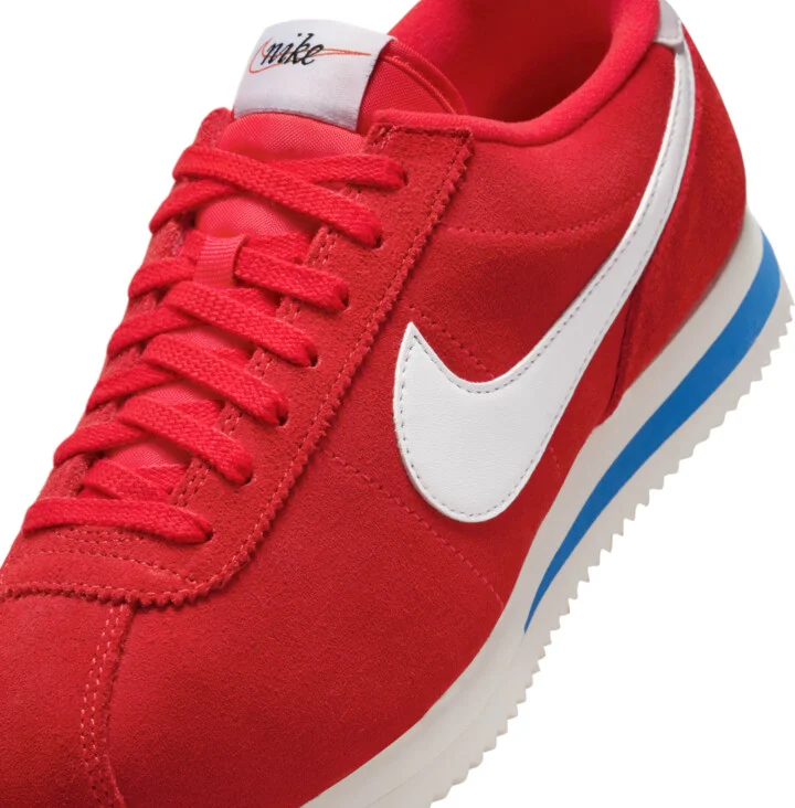 Nike Women's Cortez Shoes in Red | IB1857-600 - Image 7