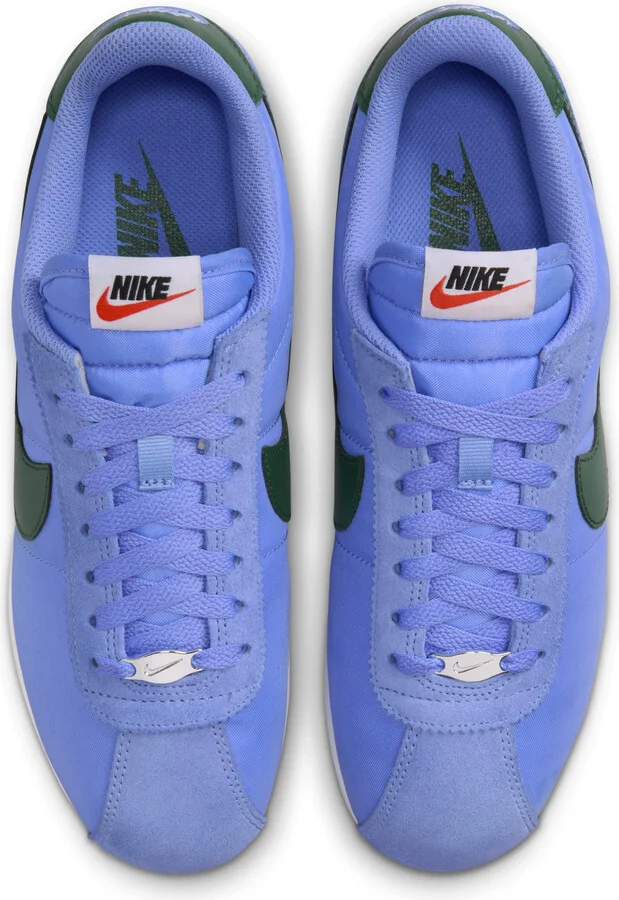Nike Women's Cortez Textile Shoes in Blue | DZ2795-402 - Image 4