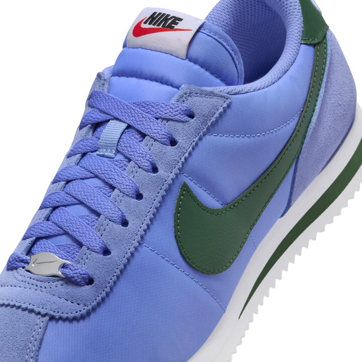 Nike Women's Cortez Textile Shoes in Blue | DZ2795-402 - Image 7