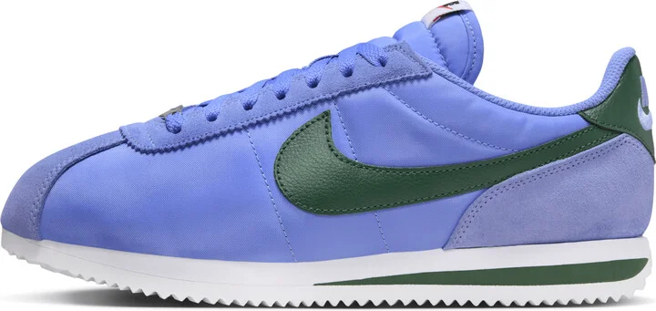 Nike Women's Cortez Textile Shoes in Blue | DZ2795-402