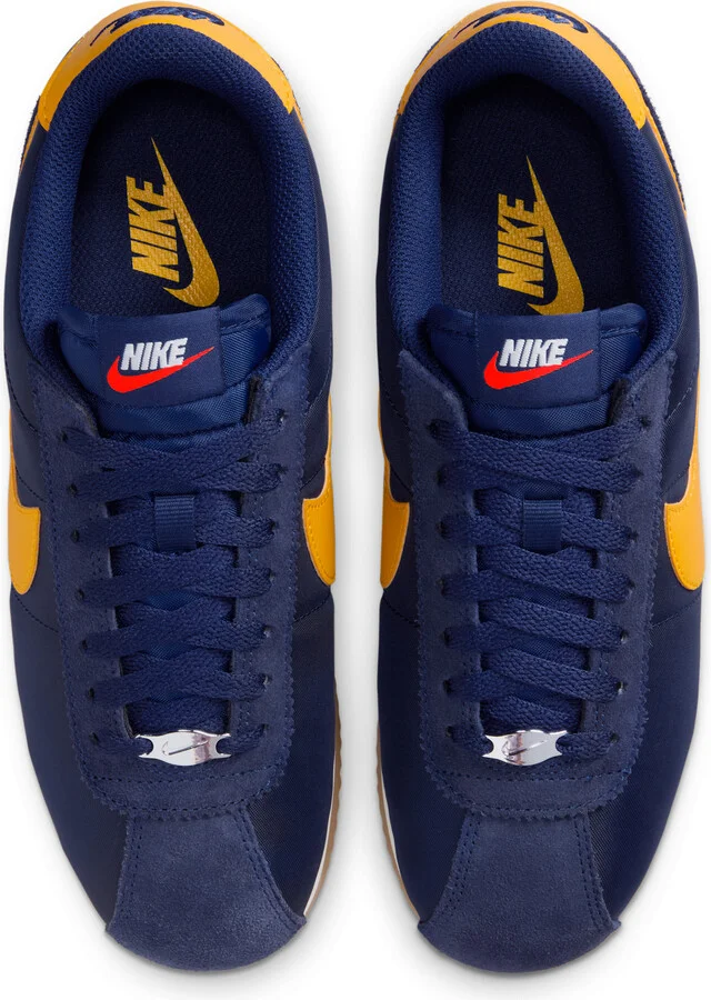 Nike Women's Cortez Textile Shoes in Blue | DZ2795-403 - Image 4