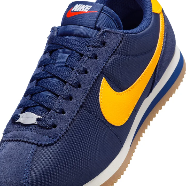 Nike Women's Cortez Textile Shoes in Blue | DZ2795-403 - Image 7