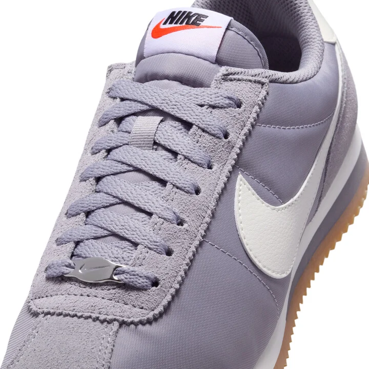 Nike Women's Cortez Textile Shoes in Grey | DZ2795-005 - Image 7