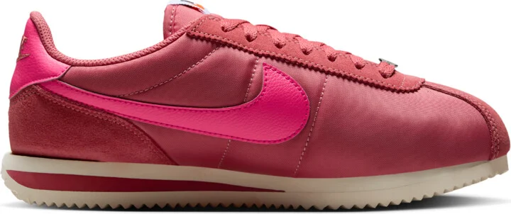 Nike Women's Cortez Textile Shoes in Red | DZ2795-604 - Image 3