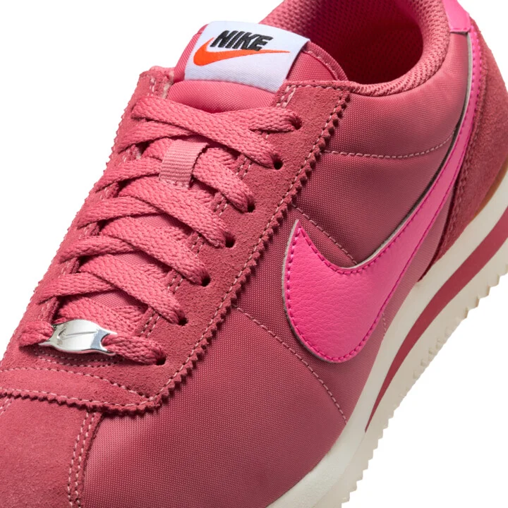 Nike Women's Cortez Textile Shoes in Red | DZ2795-604 - Image 7
