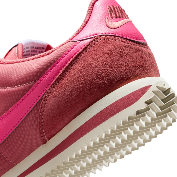 Nike Women's Cortez Textile Shoes in Red | DZ2795-604 - Image 8