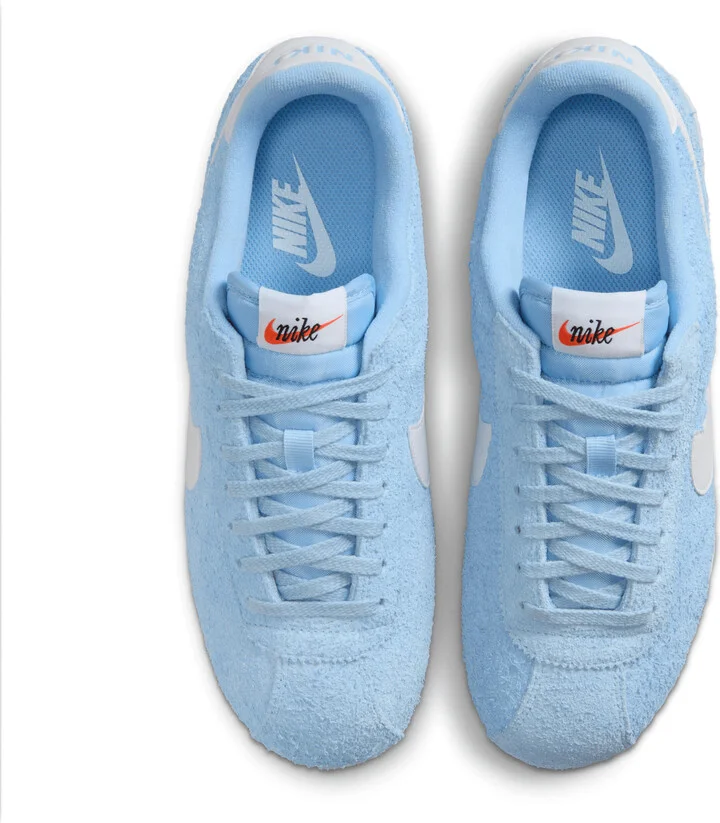 Nike Women's Cortez Vintage Suede Shoes in Blue | FJ2530-400 - Image 4