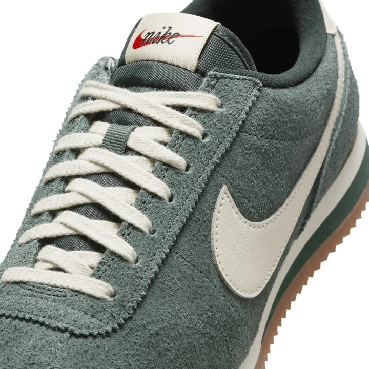 Nike Women's Cortez Vintage Suede Shoes in Green | FJ2530-301 - Image 7