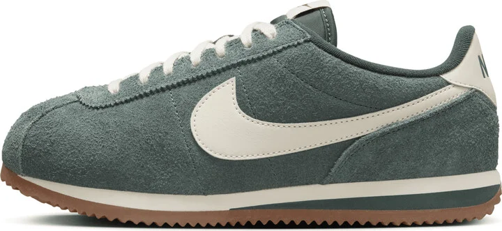 Nike Women's Cortez Vintage Suede Shoes in Green | FJ2530-301