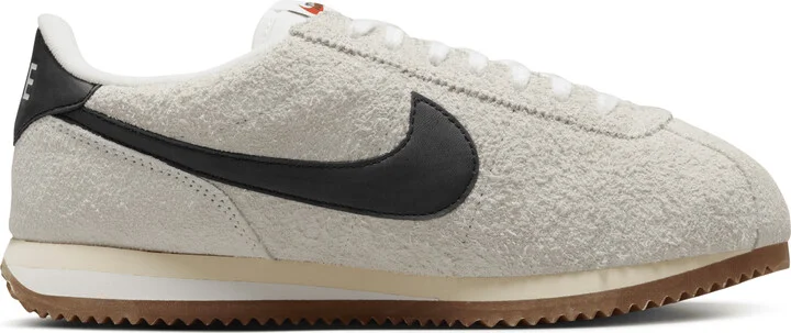 Nike Women's Cortez Vintage Suede Shoes in White | FJ2530-102 - Image 3