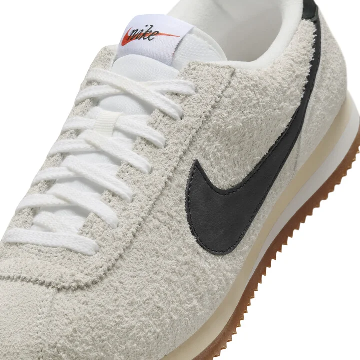 Nike Women's Cortez Vintage Suede Shoes in White | FJ2530-102 - Image 7