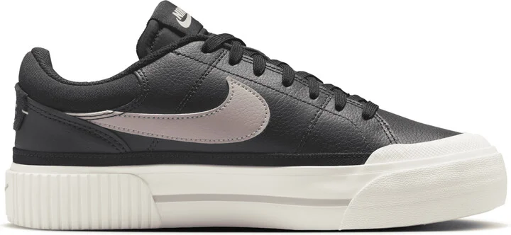 Nike Women's Court Legacy Lift Shoes in Black | DM7590-002 - Image 3
