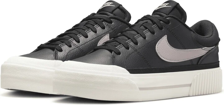Nike Women's Court Legacy Lift Shoes in Black | DM7590-002 - Image 5