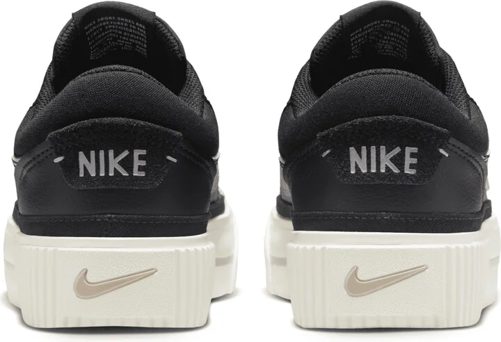 Nike Women's Court Legacy Lift Shoes in Black | DM7590-002 - Image 6