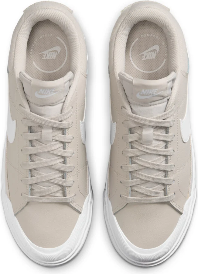 Nike Women's Court Legacy Lift Shoes in Brown | DM7590-111 - Image 4