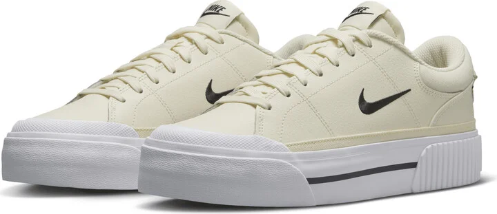 Nike Women's Court Legacy Lift Shoes in Brown | FV5526-101 - Image 6