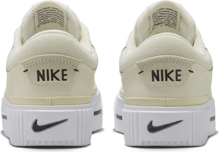 Nike Women's Court Legacy Lift Shoes in Brown | FV5526-101 - Image 7