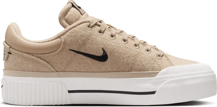 Nike Women's Court Legacy Lift Shoes in Brown | FZ2606-200 - Image 3