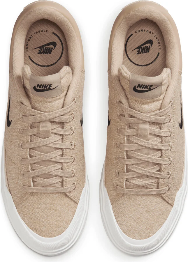 Nike Women's Court Legacy Lift Shoes in Brown | FZ2606-200 - Image 4