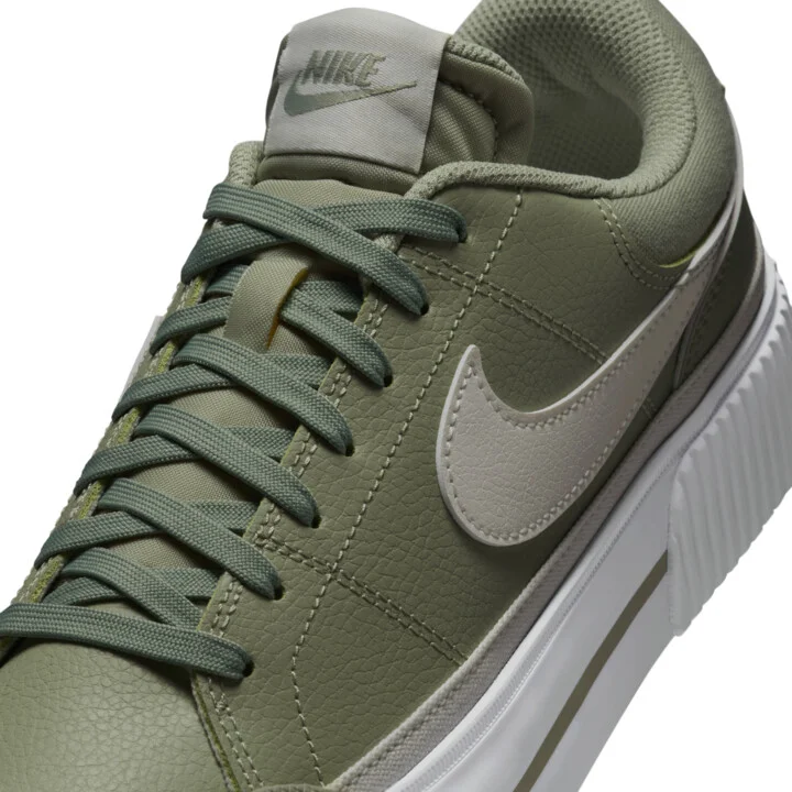Nike Women's Court Legacy Lift Shoes in Green | HV0834-370 - Image 7
