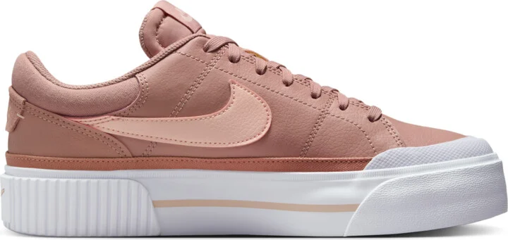 Nike Women's Court Legacy Lift Shoes in Pink | DM7590-601 - Image 3