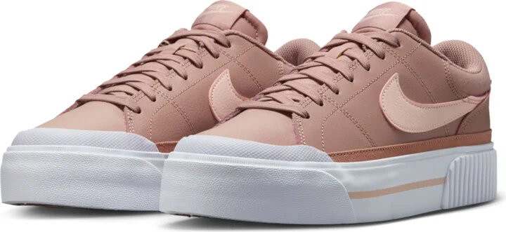 Nike Women's Court Legacy Lift Shoes in Pink | DM7590-601 - Image 5